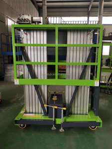 Échelle de plate-forme de travail aérien de levage électrique hydraulique de double colonne de 14m - Product Image 5