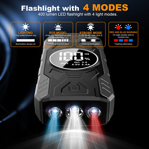 99800mAh 1000A <strong>Mini</strong> Car Jump Starter With 12V Lithium <strong>Battery</strong> Power Bank Jump Pack With Air Compressor <strong>Booster</strong> Charger for Car - Product Image 4