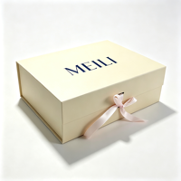Boîte cadeau rigide de luxe avec logo personnalisé, emballage en carton, boîte d'emballage magnétique pour perruque et extensions de cheveux avec ruban et nœud