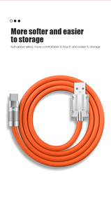 Loại C Điện Thoại Sạc TPE + Kẽm Hợp Kim Trường Hợp 2.4A Nhanh Chóng Sạc USB Cáp Nhanh Chóng Sạc Dữ Liệu Sync Chuyển USB Cáp - Product Image 6