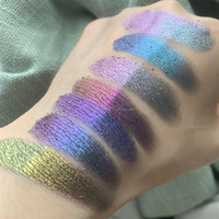 Palette de fards à paupières DIY 90 couleurs, effet lumineux, métallique, multichrome, duochrome, mono ou duo chrome, fard minéral pressé à sec