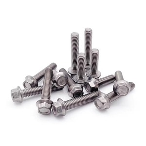 Perno de Brida de Titanio <span class=keywords><strong>Gardo</strong></span> 8.8 M5 M6 M8 M10 x 125mm x 100mm M12 M14 con Rosca Total o Parcial, Perno Hexagonal de Brida - Product Image 6
