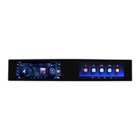 Écran double Android 21 pouces pour voiture, GPS, CarPlay sans fil, DSP, mise à niveau du moniteur pour BMW Série 5 F10 F18 2011-2017