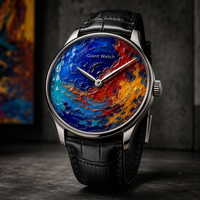 Montre à cadran émaillé personnalisée, fabrication OEM ODM, directement de l'usine, étiquette privée, logo personnalisé, contrôle qualité, vente en gros de montres-bracelets
