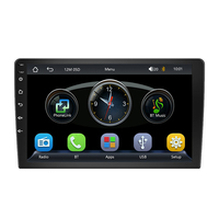 Lecteur multimédia MP5 pour voiture, écran tactile HD 10 pouces, GPS intégré, DSP, CarPlay sans fil, Android Auto, radio FM, fonction Mirror Link