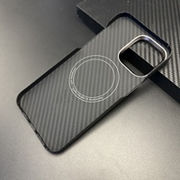 Coque de téléphone personnalisable en fibre de carbone ultra-fine, antichoc, de qualité militaire, pour 17 Air ProMax 16