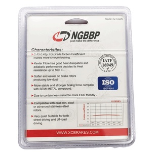 Plaquette de frein de moto <span class=keywords><strong>prix</strong></span> usine NGBBP pour plaquette de frein organique <span class=keywords><strong>DUCATI</strong></span> 1200 Monster KAWASAKI FA266 - Product Image 6