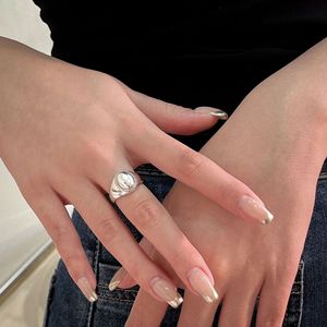 Yinruitai S925 Sterling Silver Bohemian <b>Open</b> Index <b>Ring</b> For Women Korean Style Minimalist Gift Jewelry - Product Image 4