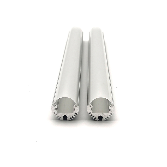 YG-T20 Best Selling Round Tube Lamp Channel Aluminum PC Diffuser Cover With Aluminum Profile Kit for Housing