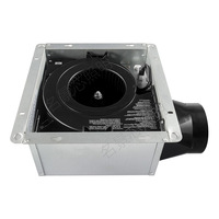 Ventilateurs domestiques très silencieux 110 CFM, 1,5 Sone, installation sans accès au grenier, ventilation, fournitures pour la maison, gradation et couleur RGB avec éclairage