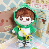 Dropshipping Vente en gros Peluche Poupée Idol Star 7 pouces Korean K-pop Suit Baby Hat Doll Dress Up Human Doll Cotton Toys