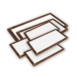 Panneau en bois blanc inachevé de 8x12 pouces en bois pour la peinture Arts Crafts décoration murale rustique quantité minimale de commande = 100x3 designs