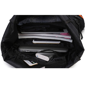 Custom Trending Fashion Logo Travel Rolltop <b>Backpack</b> <b>Waterproof</b> Gym Sport Basketball Black <b>Backpack</b> for Men Wome - Product Image 6