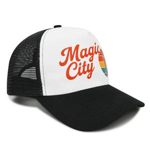 Gorra Trucker de Malla de Cinco Paneles con Transferencia Térmica y Diseños Coloridos Personalizables para Deportes al Aire Libre - Product Image 4