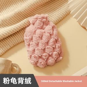 <span class=keywords><strong>Grande</strong></span> <span class=keywords><strong>bouillotte</strong></span> en peluche pour femmes Sac d'eau chaude spécial pour le <span class=keywords><strong>lit</strong></span> Chauffe-mains sur le ventre et le cou - Product Image 6