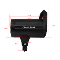 Lumière Studio Vidéo Continue Portable 200W pour Photographie, Double Usage Intérieur et Extérieur, avec Trépied pour Tournage YouTube