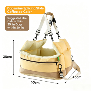 Portable <strong>Dog</strong> <strong>Car</strong> Seat Bed Waterproof Pet Booster Seat Travel <strong>Carrier</strong> <strong>for</strong> Small Medium <strong>Dogs</strong> Cats - Product Image 3