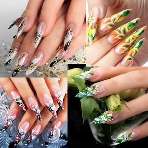 Venta al por mayor de cobertura completa Natural DIY prensa falsa transparente en puntas de <span class=keywords><strong>uñas</strong></span> postizas Pantalla de <span class=keywords><strong>uñas</strong></span> <span class=keywords><strong>acrílicas</strong></span> - Product Image 4