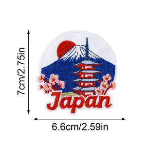 Parche Bordado Termoadhesivo con Temática Urbana: Ciudad de México, San Francisco, Estados Unidos, Japón, Londres, Alemania - Product Image 2