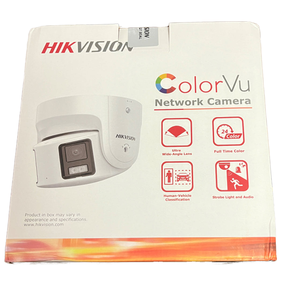 Hik İngilizce sürüm DS-2CD2387G2P-LSU/SL 8MP çift objektif Full renk PoE IP Dome kamera geniş açı dahili mikrofon hoparlör - Product Image 2