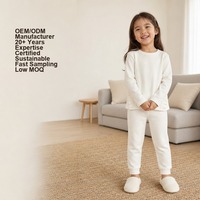Ensembles de vêtements pour filles : Haut à volants et pantalon en mélange de viscose pour tout-petits, personnalisation OEM, certification petite série disponible