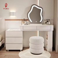 Haute qualité Simple moderne maison Table de maquillage chambre réseau armoire de rangement Table de maquillage intégrée