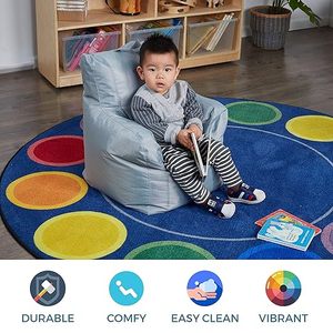 Nhà Máy Trực Tiếp Đối Tác Bé Ngồi Lười Biếng Sofa Trẻ Em Ghế Bành Túi Ghế Bao Gồm Chỉ - Product Image 5