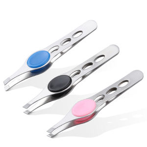 Pince à épiler professionnelle en acier inoxydable de haute qualité, outil de beauté, pince à épiler pour cils, en vente, service OEM de haute qualité - Product Image 6