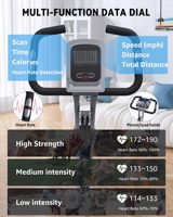 Vente directe d'usine X Bike 1.6kg Volant d'inertie Distance Calories Temps Vitesse Données Moniteur Spining Bike pour Gym Usage domestique