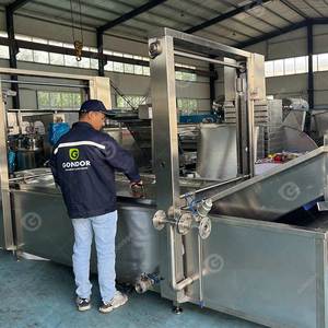 Línea de productos de chips congelados franceses dulces, Mini máquina semiautomática para freír, máquina pequeña para hacer patatas fritas - Product Image 2