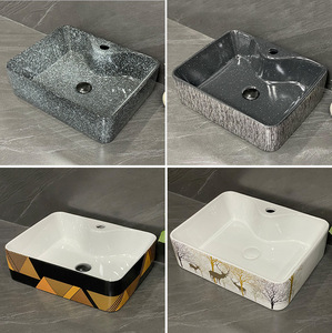 Lavabo Rectangular de Cerámica para Sobre Encimera con Certificación CUPC, Lavabo para Baño, Uso Comercial y Hotelero - Product Image 6