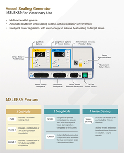 Generador para Sellado de Vasos de Uso Veterinario Ligasure Unidad Electroquirúrgica Bipolar Monopolar - Product Image 4
