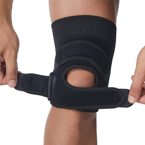 Attelle de soutien du genou réglable avec système d'ajustement bidirectionnel et découpe ouverte pour le soutien du genou lors des activités sportives - Product Image 4