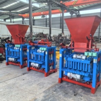 Petits projets rentables 4-35D Machine à blocs de pavage Bloc de ciment Moule à béton pour les petites entreprises Machines de fabrication de briques