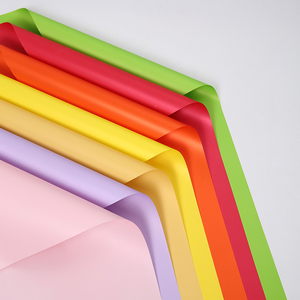 Papel de envoltura de plástico resistente al agua, Color brillante, Color puro, para envoltura de flores, novedad de <span class=keywords><strong>2023</strong></span> - Product Image 5