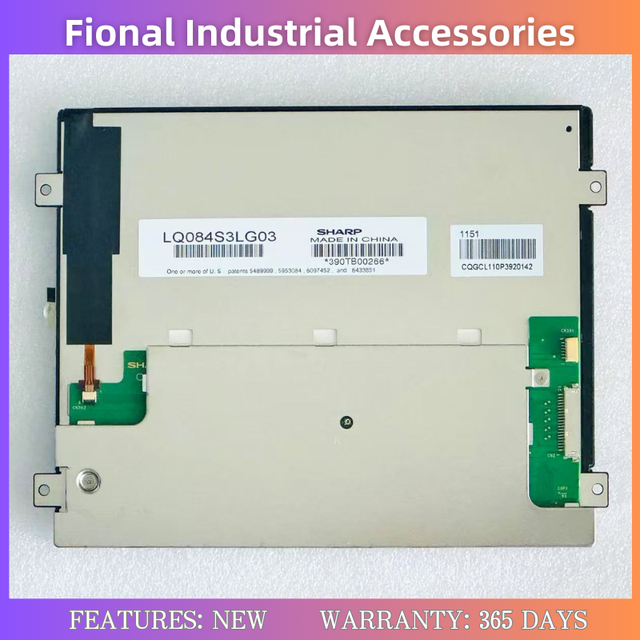 LQ084S3LG03 Original 8.4 Inch Display LCD Monitor Screen Panel 800*600 Panel LCD Display LQ084S3LG03