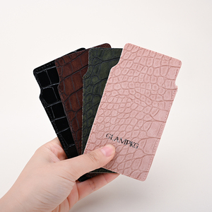 GLAMPKG Bolsa de Almacenamiento para Peines de Pelo, Portátil, Resistente, de Cuero Rosa - Product Image 4