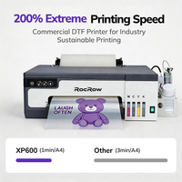 Imprimante DTF RocRow L8 pour petites entreprises, mini imprimante DTF pour Epson Xp600 A4, haute résolution, légère, L8058, imprimante numérique pour t-shirts