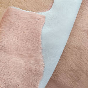 Matériau en peau de vache véritable en cuir de veau de couleur pure pour la fabrication de pantoufles de veste de sac - Product Image 6