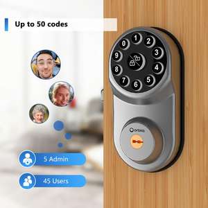 Cerradura Digital Inteligente de Alta Gama Orbita con Cierre Único para Hogar, <span class=keywords><strong>Airbnb</strong></span>, Oficina y Apartamento, con Función de Código y Aplicación - Product Image 6