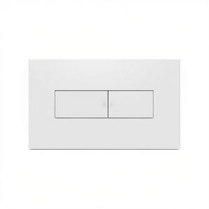 Placa de cisterna empotrada blanca de 2 entradas con operación magnética Todini - Product Image 3