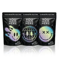 Pochette debout réutilisable personnalisée sacs refermables en mylar pour aliments, collations, café au détail, emballage avec plastique PE et impression flexographique