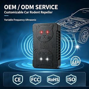 18-36kHz Ultrasound Under Hood Rodent <strong>Repellent</strong> for Cars, Ultrasonic Strobe Deterrent Vehicle Rodent <strong>Repellent</strong> for Cars - Product Image 1