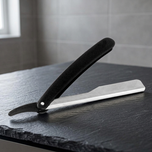 Odontomed 2011 - Navajas de Afeitar Profesionales de Acero Inoxidable para Barbería (Mango Negro) - Hoja Única Reutilizable para Uso en Salón - Product Image 3