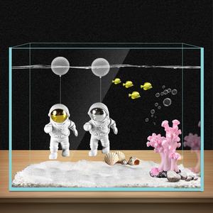 Ornements d'<span class=keywords><strong>aquarium</strong></span> d'astronaute suspendus, accessoires de décoration d'<span class=keywords><strong>aquarium</strong></span> de Micro paysage d'astronaute flottant d'eau - Product Image 1