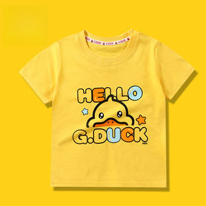 <strong>Cartoon</strong> Children's Breathable Knitted 100% Cotton Short Sleeve Casual <strong>T-shirt</strong> for Boys Girls Summer Wear - Product Image 4