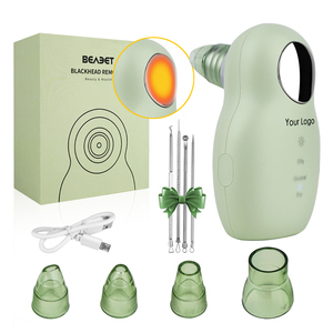 Dispositivo elettrico di bellezza a caldo per rimuovere l'acne sottovuoto comedone e detergente per pori facciali trattamento mirato per la cura della pelle - Product Image 1