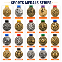 Médailles personnalisées avec logo pour Marathon, Esports, Foire Scientifique, Football, Festival des Arts, Anniversaire – Récompenses événementielles en métal avec ruban