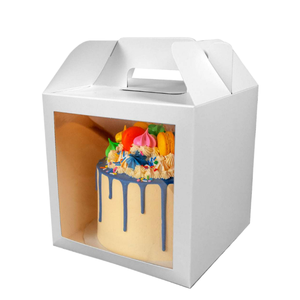 Tùy Chỉnh Bán Buôn Tùy Chỉnh Bánh 4 <span class=keywords><strong>Inch</strong></span> 6 <span class=keywords><strong>Inch</strong></span> 8 <span class=keywords><strong>Inch</strong></span> 10 <span class=keywords><strong>Inch</strong></span> 700gsm Chất Lượng Cao Các Tông Bánh Hộp Sang Trọng Bánh Pastry Hộp - Product Image 1