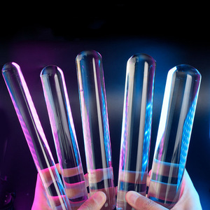 Dildo réaliste en verre borosilicate, masseur en cristal, thérapie par le froid, baguette de massage étanche pour jeux de température, pour femmes et couples intimes - Product Image 1